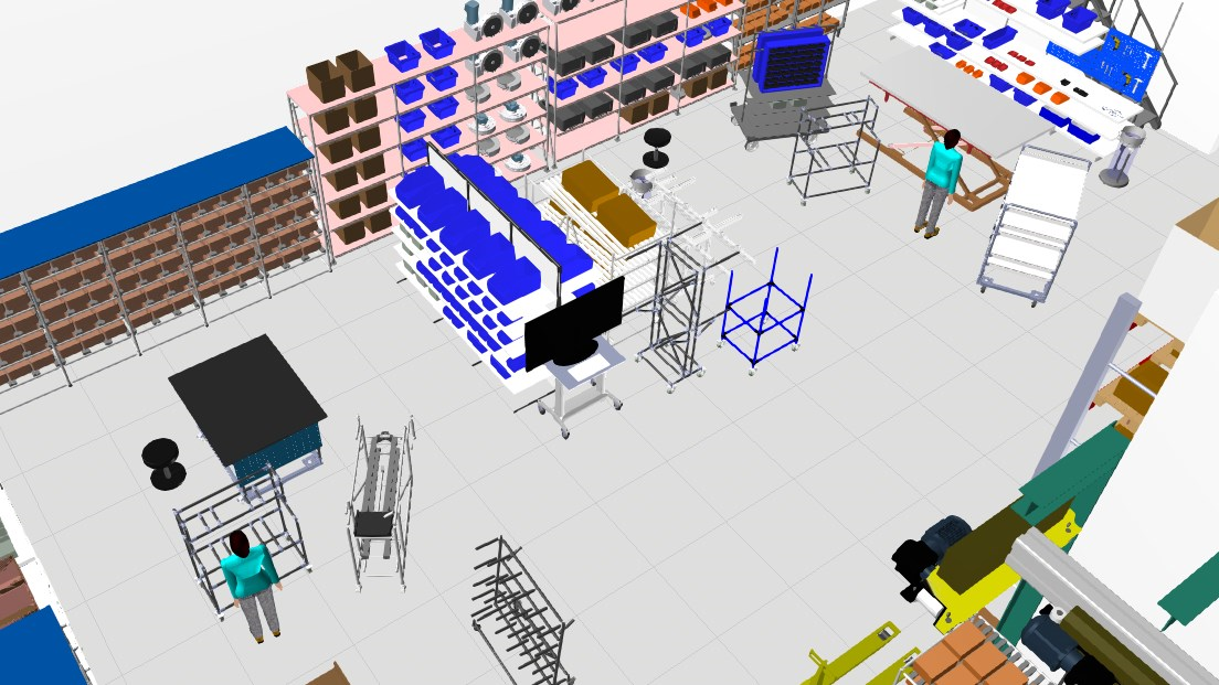 3D layout of our factory