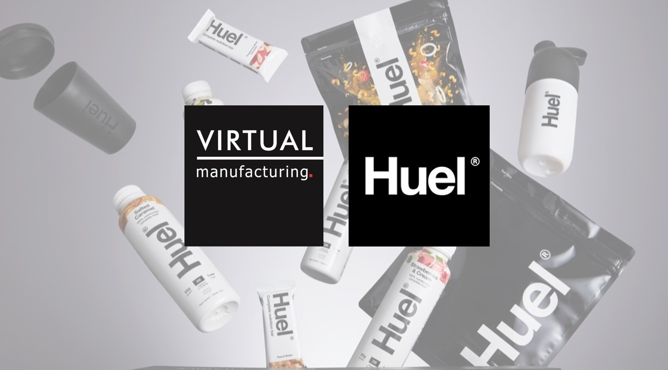 Huel and Virtuals Logo